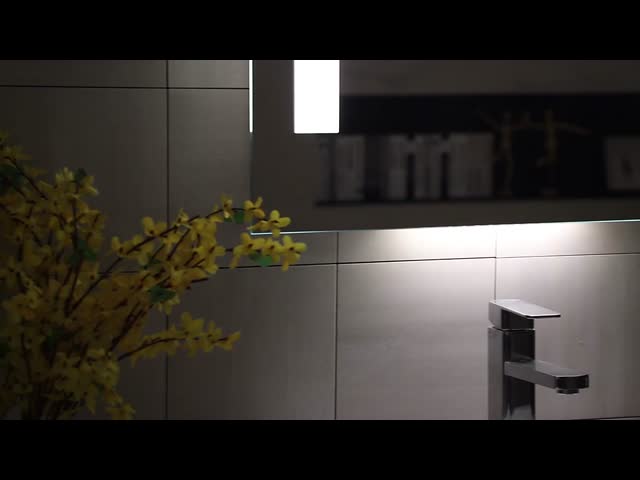 高級LED 全長照明 バスバニティミラー