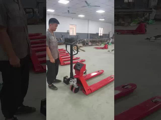 2500kg 3000kgナイロンホイール ミニハンドパレットトラック