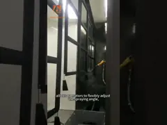 Система электростатического порошкового покрытия с сенсорным экраном с 16 стандартными инжекторами