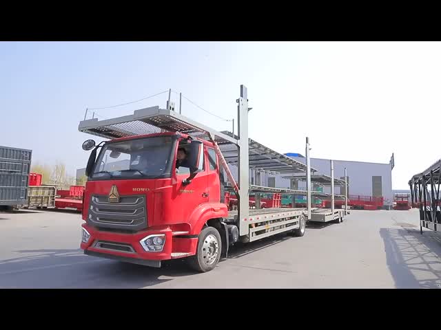 8 ユニット SUV キャリア 半トレーラー 三軸 車 輸送 半トラック トレーラー