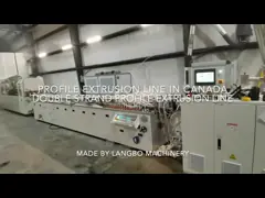 Siemens Motor Power Línea de producción de extrusión de perfiles de plástico de PVC totalmente automática para una producción de primer nivel