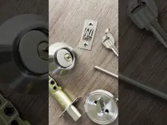 Serrure de porte clés Kwikset C4 Fermeture à fermeture fermée Changable Corner Carré 25 X 57 mm Facile à installer