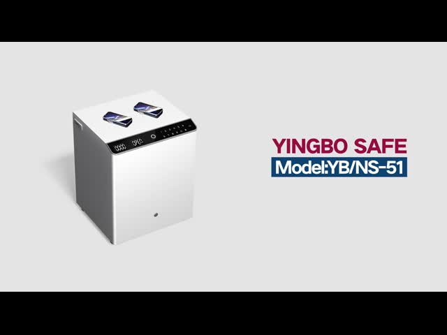 OEM ナイトテーブル スマートセーフ ボックス 固体鋼 指紋ロック