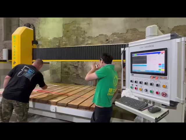 パーソナライズ可能な4軸 CNC切断機 石マーブル グラニートカウンタートップ キッチントップ