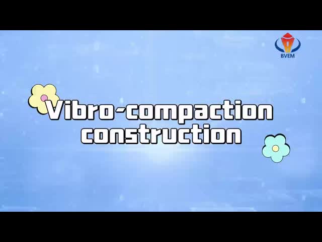260kw Construção de pilhas de areia Vibroflotação compactação