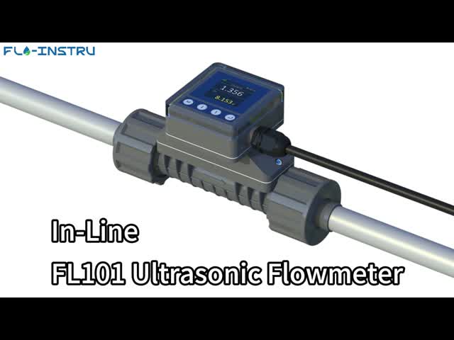 FL101 クランプオン超音波流量計の操作を容易にする革新的なメニューデザインと4タッチボタン設定