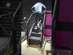 Stainless Fitness Electric Powered Climber Stairmaster Stepmill Climbing