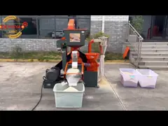 Portable Design and Easy Peeling Process in Commercial Rice Mill with 80X310mm Roller Diameter