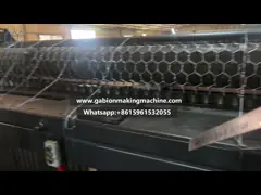 30kw মোটর পাওয়ার গ্যালভানাইজড গ্যাবিয়ন জাল মেশিন গ্যালভানাইজড তারের জাল উত্পাদন জন্য