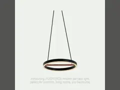 Nordic Simple Personality Chandelier Postmodern Villa Restaurant Store Round Decorative Pendant Lights