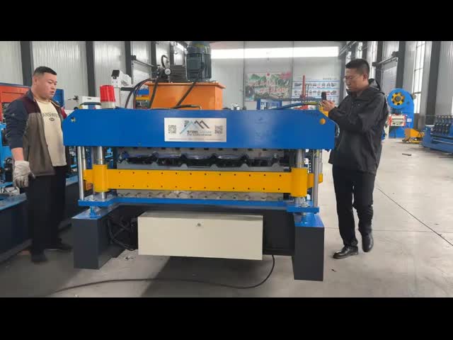 Delta PLC 15-20m/Min Speed Double Layer Roll Forming Machine User Friendly Design