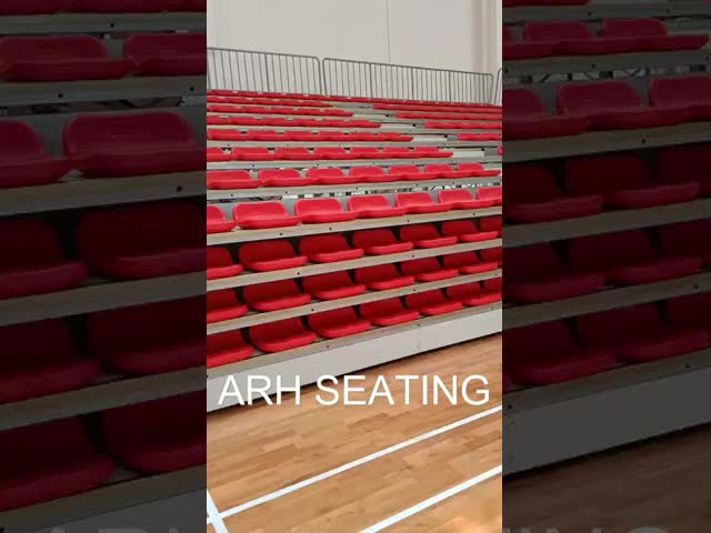 Teatro retrátil do Gym interno que assenta a altura estirada a frio da fileira de 280mm