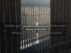 সার্ভো মোটর নিয়ন্ত্রণ সঙ্গে 5500mm Gabion উত্পাদন মেশিন Gabion Mesh উৎপাদন