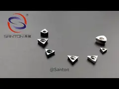 China Uncoated Surface Precision Carbide Milling Inserts For Roughing Of Alloy Structure Steel Performance supplier