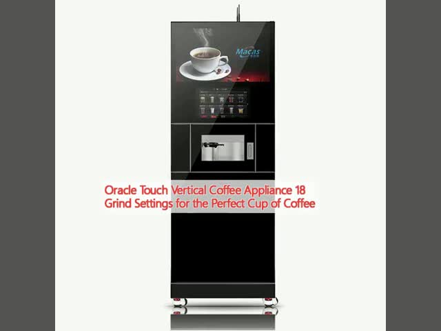 オラクルタッチ垂直コーヒー装置 18 コーヒーカップのための磨き設定