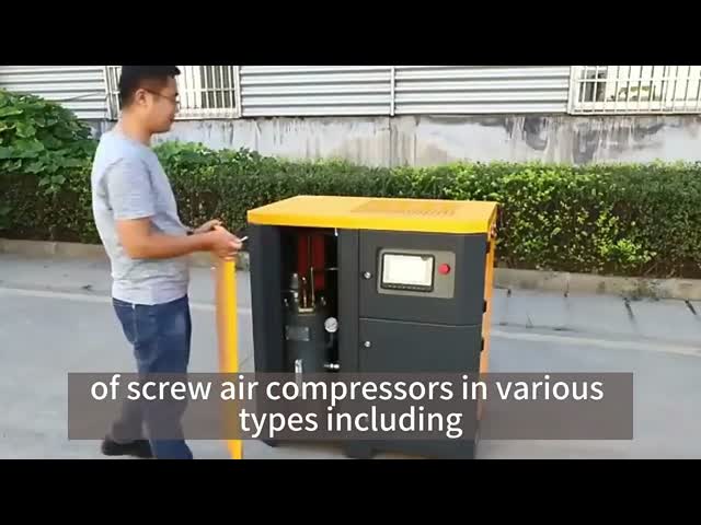 11KW 8bar / 10bar / 12bar 工場用スクリューエアコンプレッサー 新品使用状態 220V/380V 静かなエアコンプレッサー