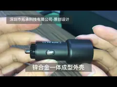 USB C Car Charger PD QC 45W For IPhone 15 Cigarette Lighter USB Charger Adapter