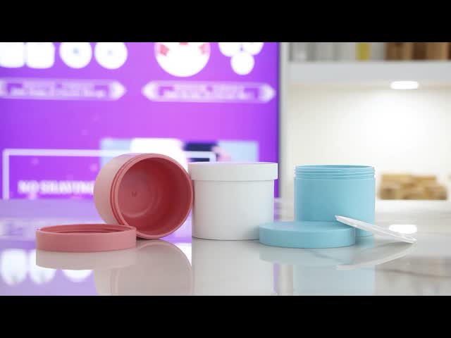 SRSG2 100g 空きマット 完成品 PP PCR リサイクル プラスチック クリーム ボディスクルーブ パーソナライゼーション 色 ロゴプリント付き