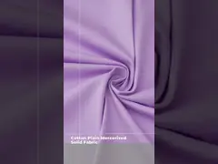 Satin Solid Cotton Knit Fabric Yarn Dyed Shirt Material 175cm Skin Friendly