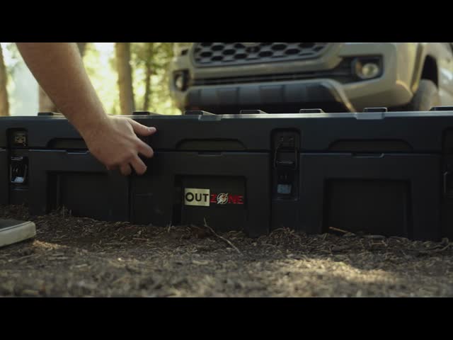 V5 頑丈なキャンプボックスオーガナイザー 180L ナイロンロープハンドル