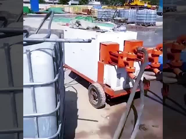 70 Bar Double Liquids Cement Grouting Pump with Adjustable Pressure for Construction and Mining
