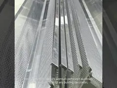 Customizable Holes Or Patterns Perforated Aluminum Panels Ustomized For Building Decoration