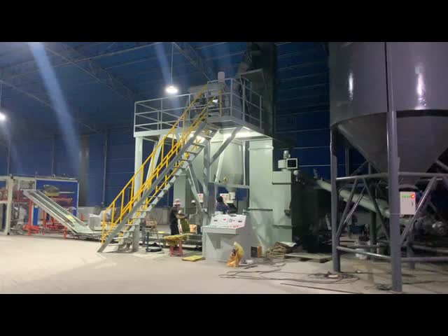 Máquina adesiva de empacotamento automática da produção da telha com o misturador gêmeo forçado do eixo para 200m2