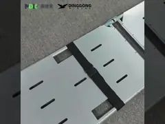 Aluminum Alloy Hard Board Two Fold Stretcher For Patient Transfer Light Weight Convenient To Carry