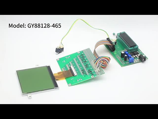 COG Transflective LCD Screen STN Y-G Segment 3.8 Inch For Electronic Scale