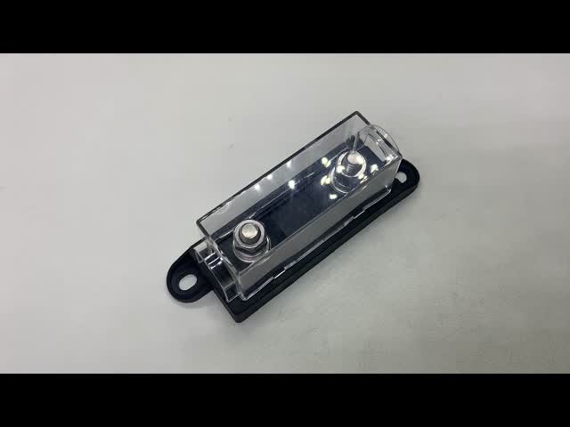 40A 50A 60A 70A 80A 100A 200A 250A 300A 400A 500A ANM Mega Bolt-Down Auto Fuse Holder Block With Clear Insulating Cover