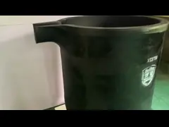 Smooth Surface Aluminum Melting Crucible Kettle / Fusion Crucible Corrosion Resistant