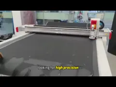 Genuine Leather Car Seat Cover Cnc Oscillatory Knife Cutting Machine