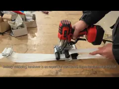 Professional and Durable Battery Powered Plastic Strapping Tool for Packaging Solutions