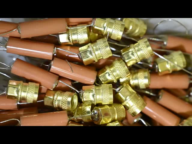 35kvAC 5pf both ends lead ceramic capacitor high voltage mandrel capacitor for high voltage insulator