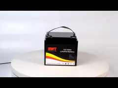 12V 50AH LiFePO4 Batterie für das Sonnensystem Schwarz oder Weiß ABS-Gehäuse Farbe