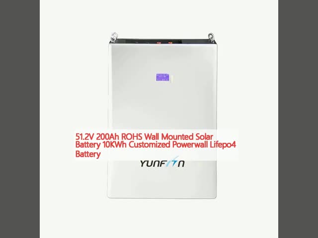 51.2V 200Ah ROHS настенная солнечная батарея 10KWh настраиваемая батарея Powerwall Lifepo4