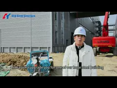 Prefabrik Endüstriyel Çelik Bina H Bölümü Çelik Yapı Bina Depo