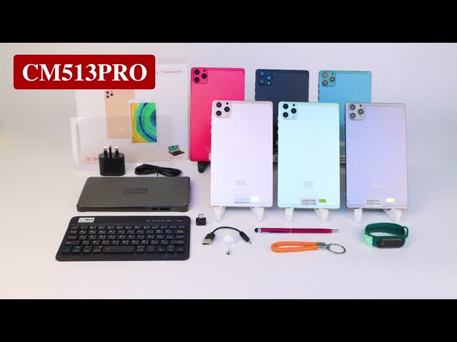 C アイデア 7インチ アンドロイド スマート タブレット 8+512GB クアッドコア WiFi タブレット HDタッチスクリーン CM513 ((緑)