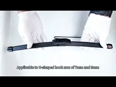 Rust Resistant Boneless Wiper Blades High Density Rain Windscreen Wiper Blades