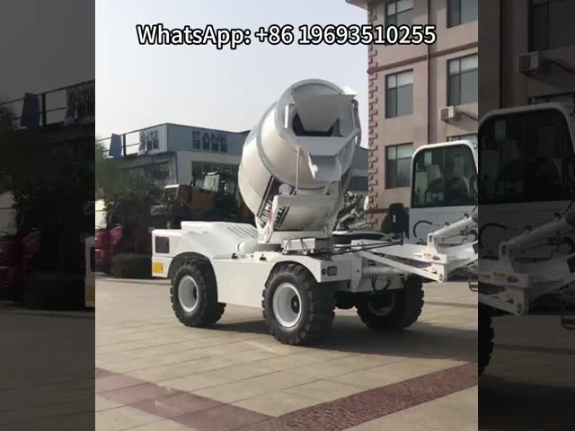 76KWセルフロードミキサー HK3.0 4×4ドライブ 0.35m3 ショベル 熱売り