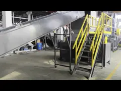 Heavy Duty Plastic Containers Washing Plant Hot Wash Decontamination For Cosmetic Packaging
