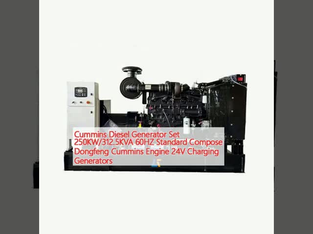 Cummins Silent Diesel Generating Set 250KW/312.5KVA Diesel Generator For Sale