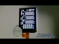 Black Segment COG LCD VA Display White Characters 2.4 Inch LCD Screen For Rangefinder