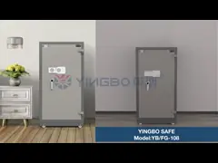 Caixa de segurança de aço sólido resistente ao fogo Certificados patenteados
