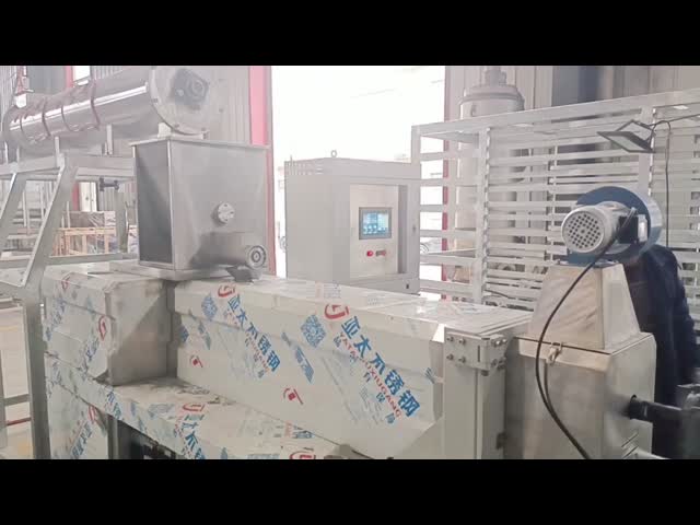 машина лепешки питания рыб 50*4*5m SUS201 320kw 3t/H