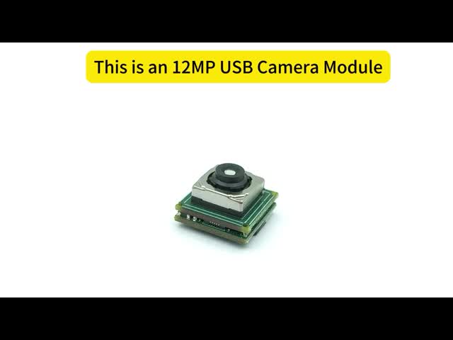 12MP USB カメラ モジュール 高画質 4K ビデオ 会議 目コンタクト