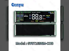 Black VA LCD Display Seven Segment 5V LCD Screen For Golf Equipment