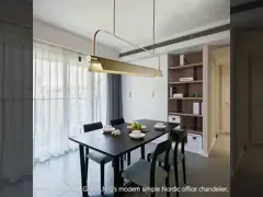Modern Simple Nordic Office Chandelier Industrial Style Fashion Pendant Lighting For Indoor