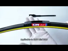 Universal 1In Windshield Strips Easy Clip Windscreen Wiper Rubber Strip