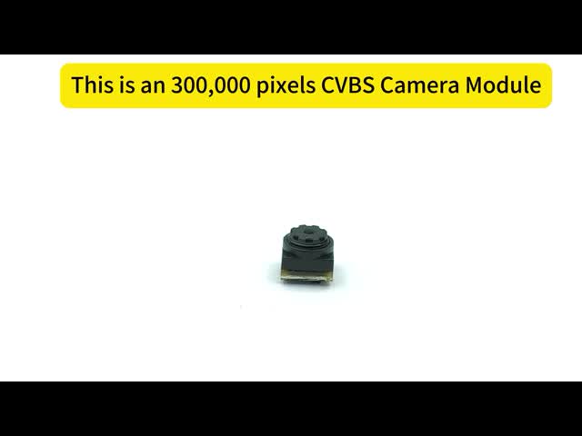 CVBS 300000 ピクセル千 6mm 小方形の監視カメラモジュール
